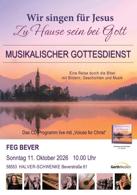 Gottesdienst mit Musical „Zu Hause sein bei Gott“